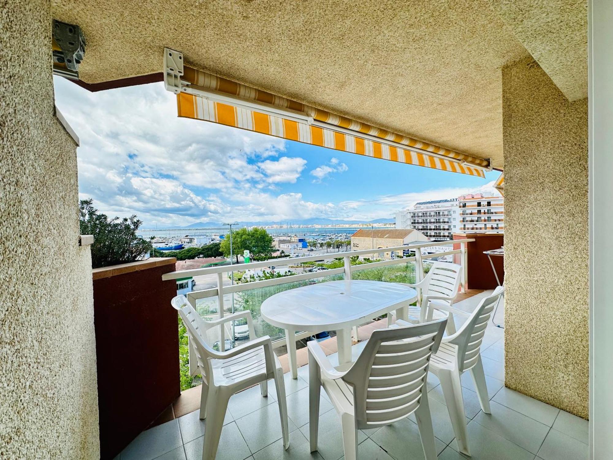 Roc Mar 3 3B - Apartamento Cerca Del Centro Y De La Playa - Terraza Con Vistas Al Mar Y Al Puerto Rosas Exteriör bild